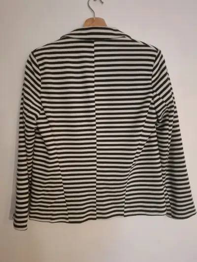 Blazer a rayas blanco y negro Topshop - miniatura 3