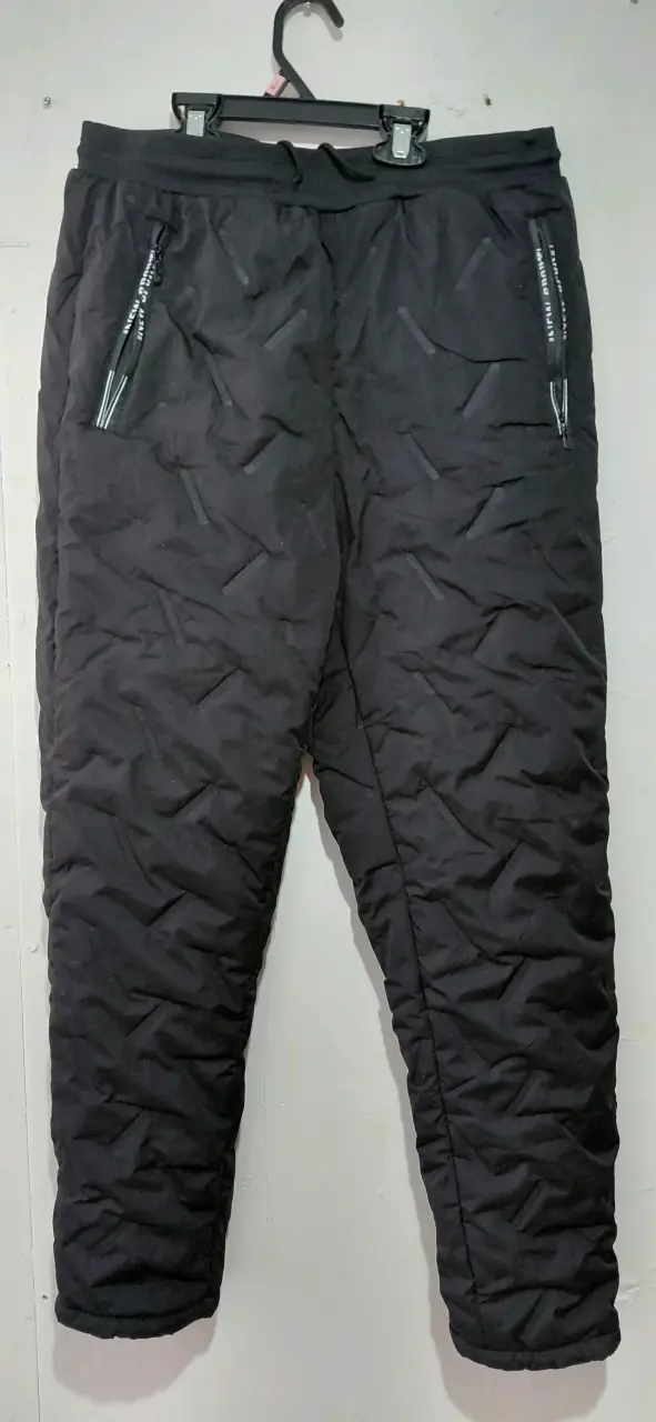 Pantalones térmicos negros con forro polar - 2