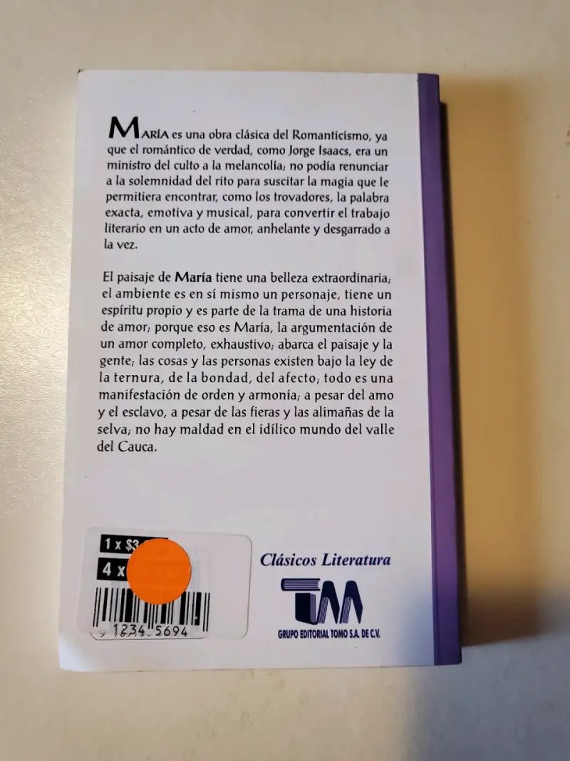'María' de Jorge Isaacs - Volumen Extra - 2