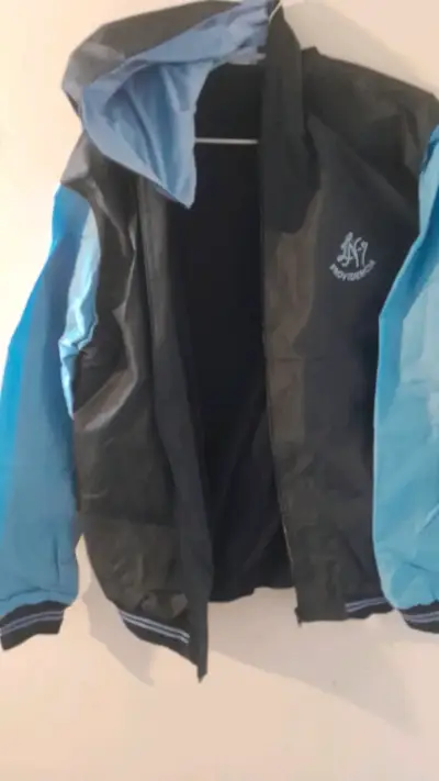 Chaqueta escolar negra y azul talla L - miniatura 1