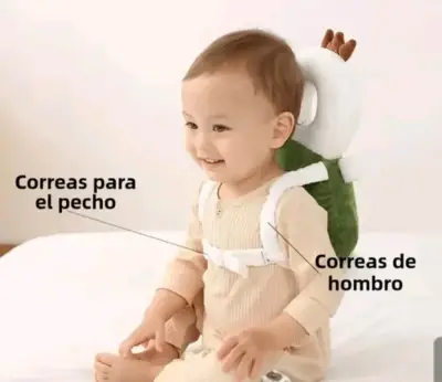 Cojín de Seguridad para Bebé en Forma de Tortuga - miniatura 3