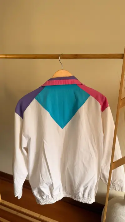 Chaqueta vintage multicolor para mujer - miniatura 4