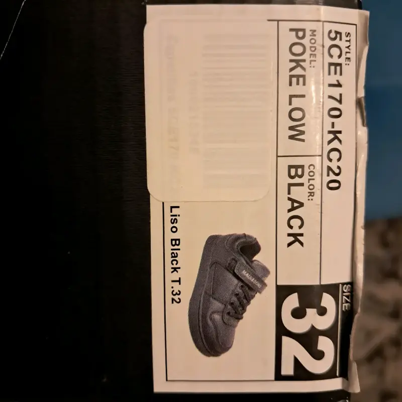 Zapatillas negras Maui & Sons para niños - 4
