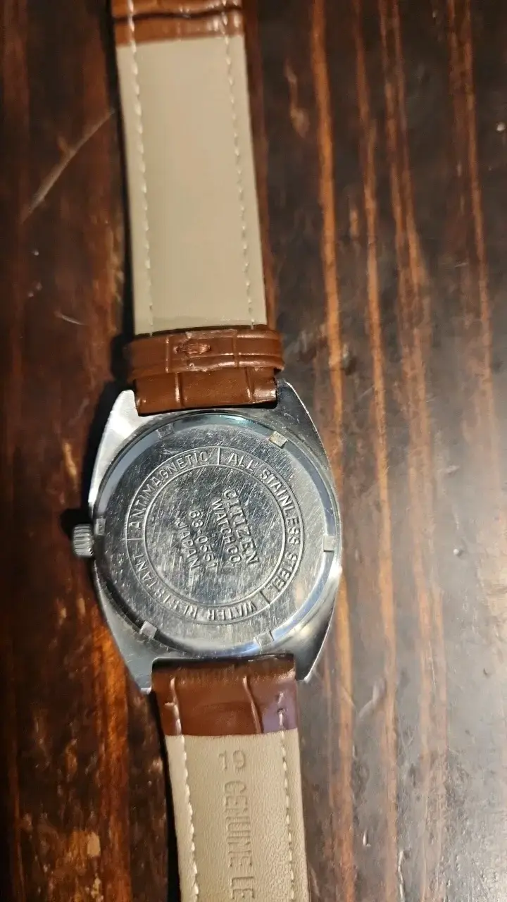 Reloj Citizen (mecanico) con correa de cuero - 4