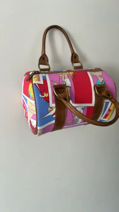 Bolso de mano estampado colorido - miniatura 1