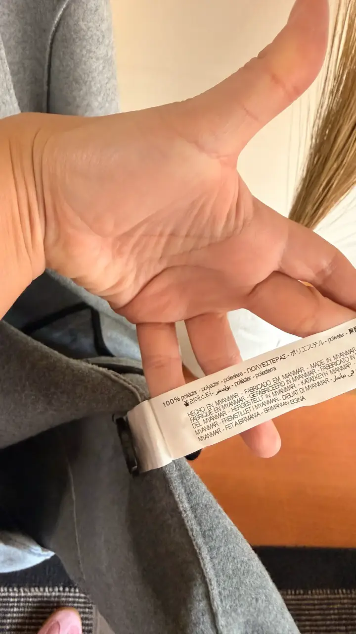 Blazer gris de lana Zara TRF - 3