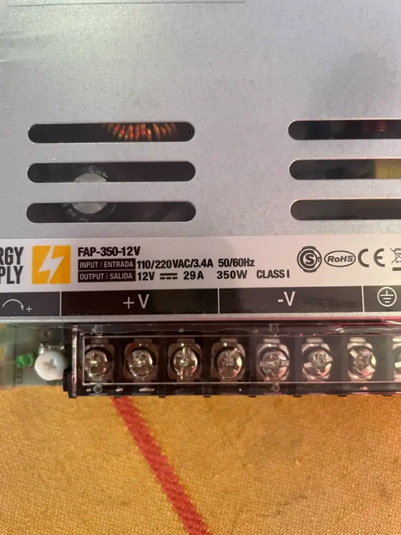 Fuente de Poder 350W Energy Supply FAP-350-12V - 2