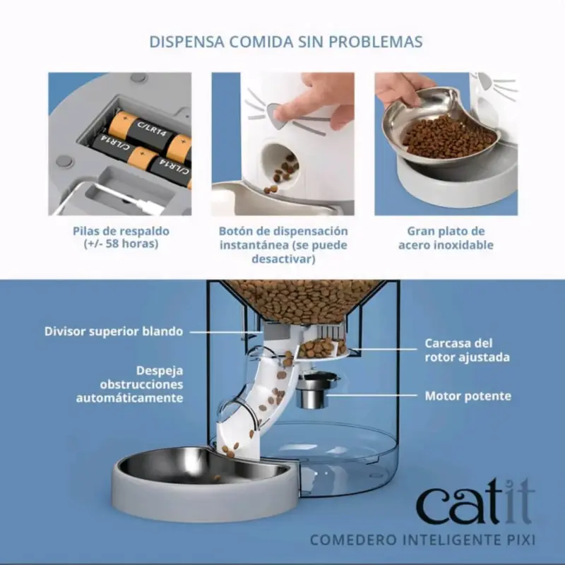 Comedero Inteligente Catit Pixi para Gatos - 5