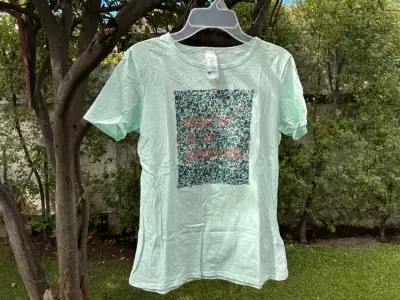 Polera verde menta de niña Decathlon - miniatura 1