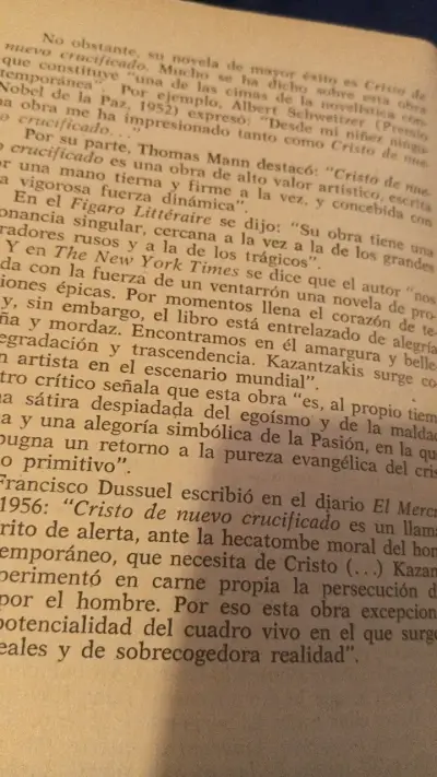 Libros 'Cristo de Nuevo Crucificado' Tomos I y II de Niko Kazantzakis - miniatura 4