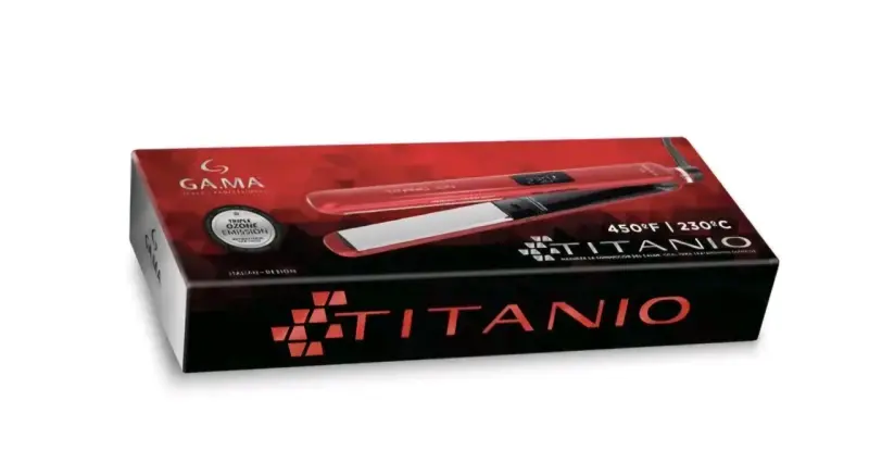 Plancha de Pelo Gama Titanio Ion Roja - 3