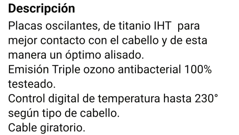 Plancha de Pelo Gama Titanio Ion Roja - 4