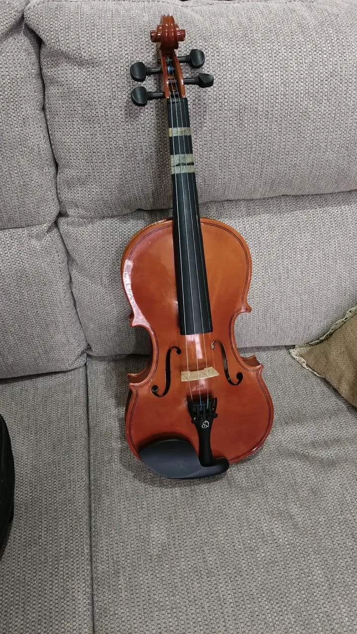 Violín acústico con estuche y arco - 3