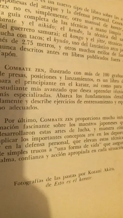 Libro Combate Zen de Jay Gluck - miniatura 3