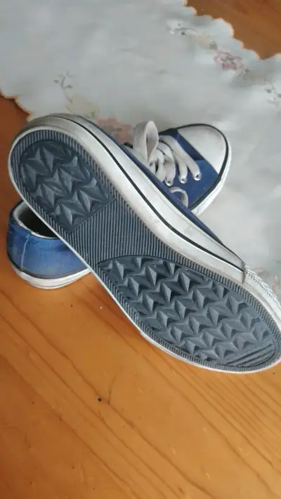 Zapatillas azules de lona talla 36 - miniatura 3