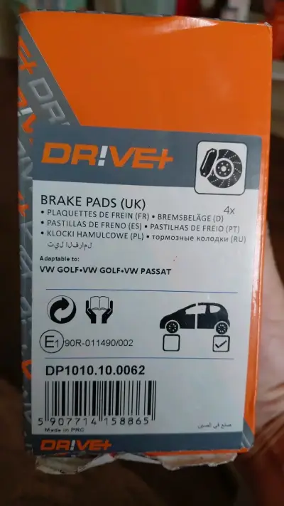 Pastillas de Freno Drive+ para VW Golf y Passat - miniatura 1