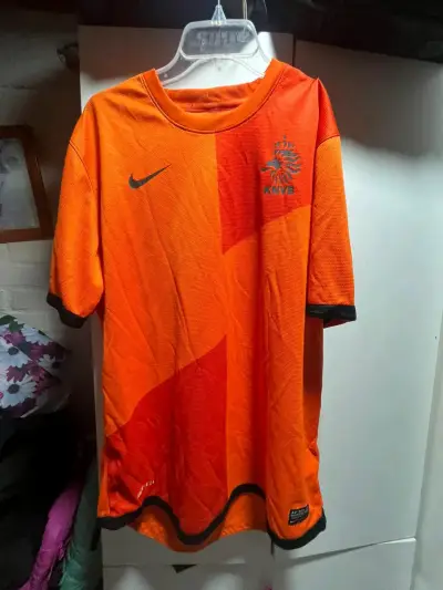 Camiseta de fútbol naranja Nike KNVB - miniatura 1