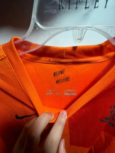 Camiseta de fútbol naranja Nike KNVB - miniatura 4