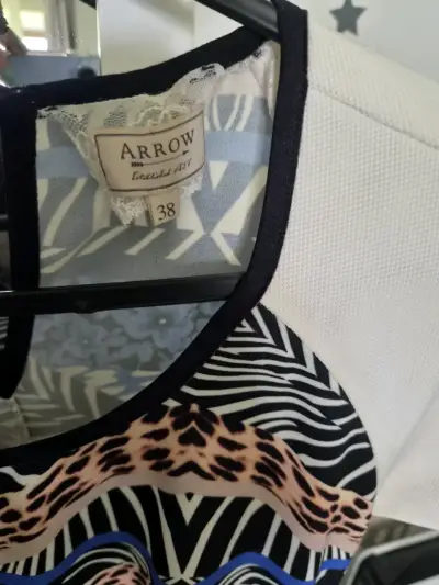 Vestido estampado multicolor Arrow talla 38 - miniatura 1