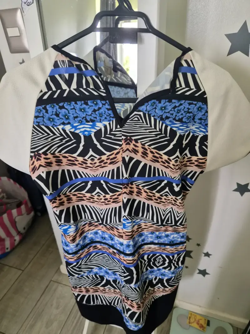 Vestido estampado multicolor Arrow talla 38 - 2