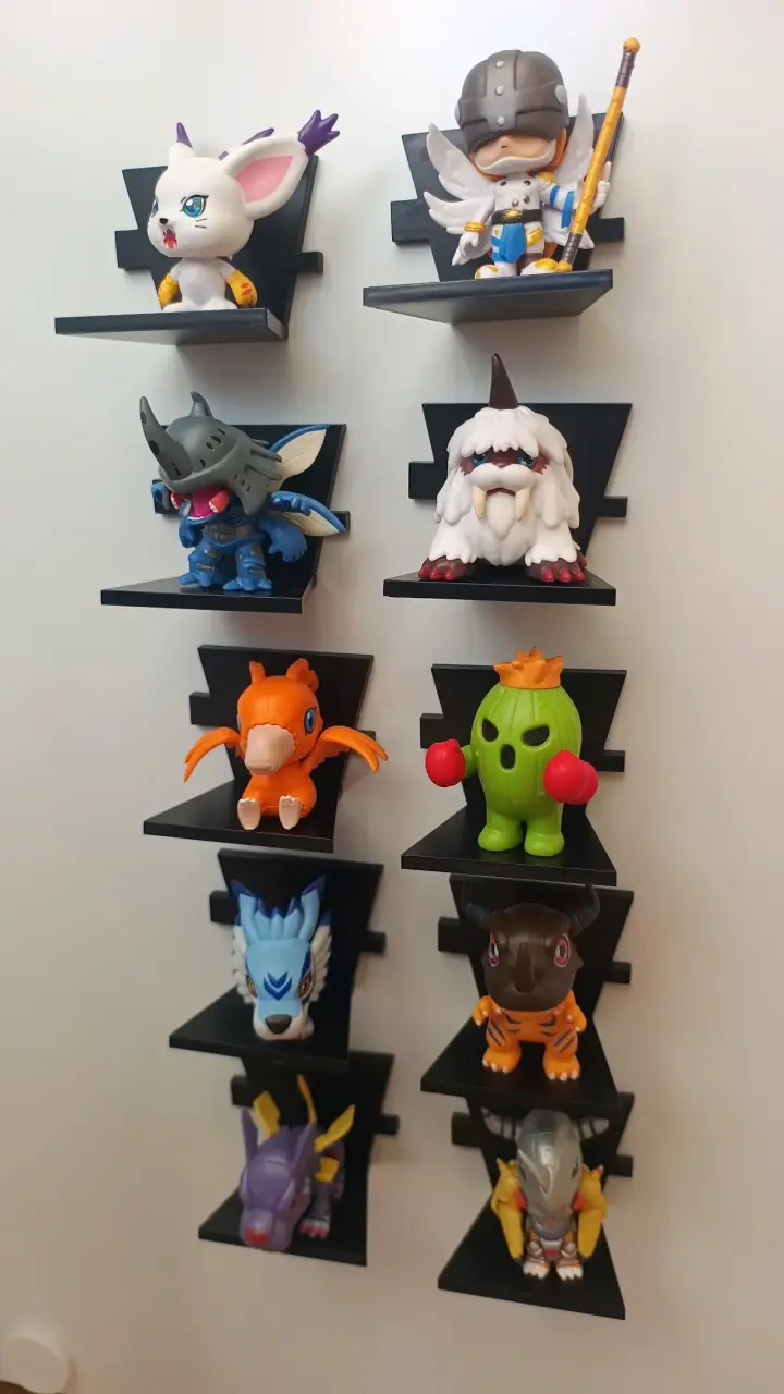 Figuras de Digimon con base imantada - 1