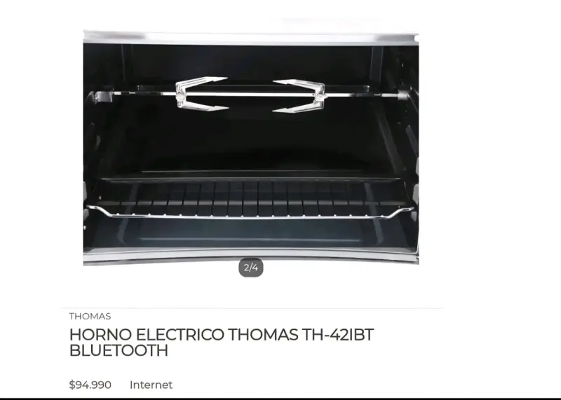Horno Eléctrico Thomas TH-421BT con Bluetooth - 6