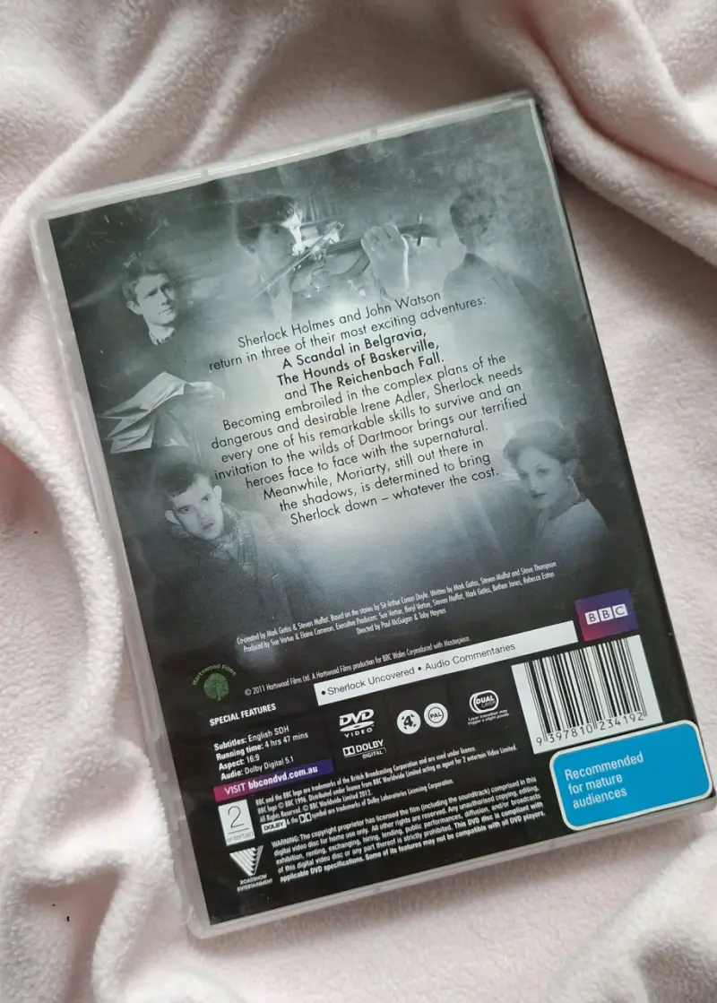 DVD Sherlock Serie Completa Temporada 2 - 2