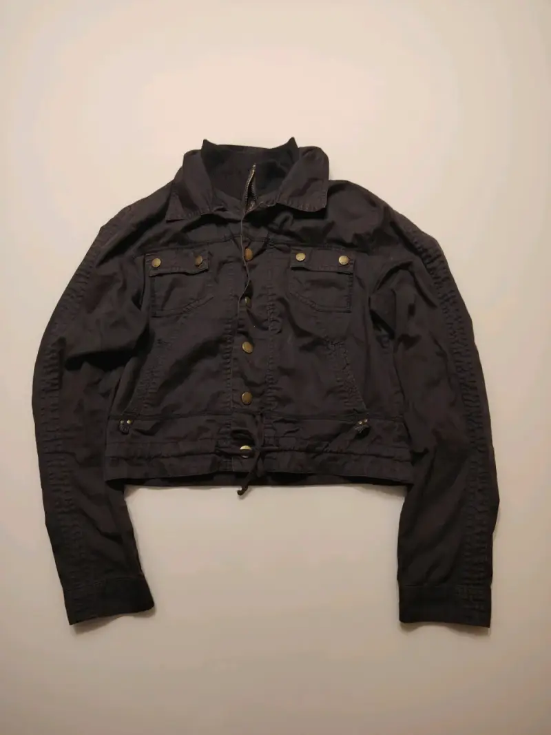 Chaqueta negra casual para mujer talla M