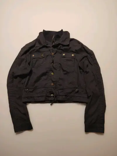 Chaqueta negra casual para mujer talla M - miniatura 1