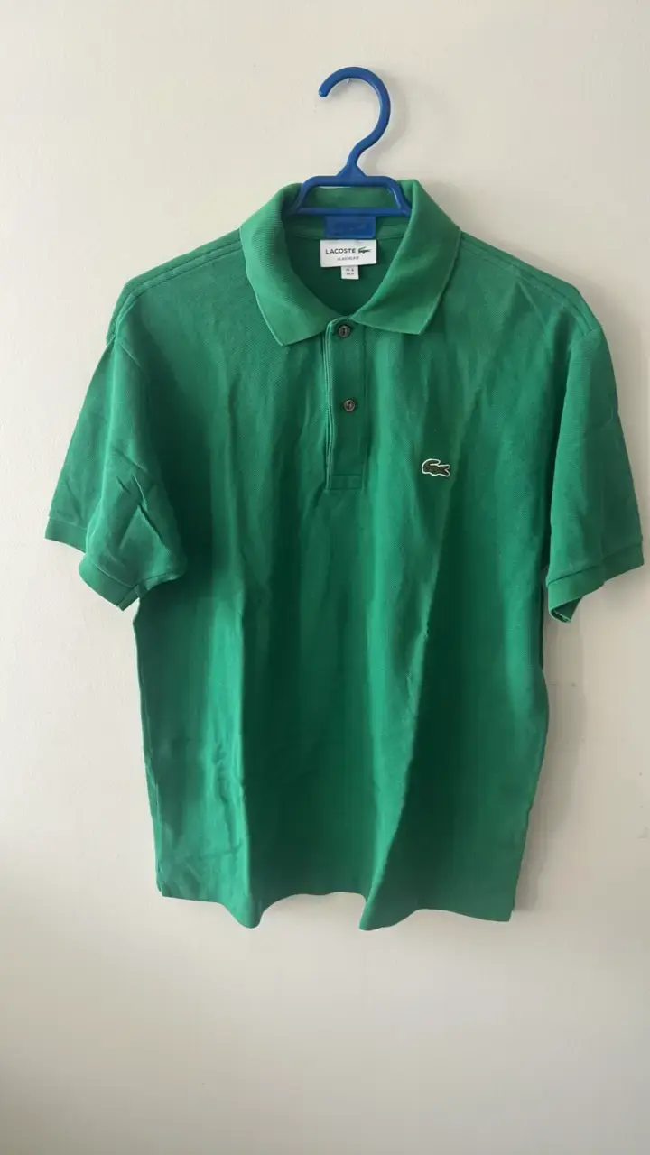 Polera Polo Verde Lacoste Classic Fit - 1