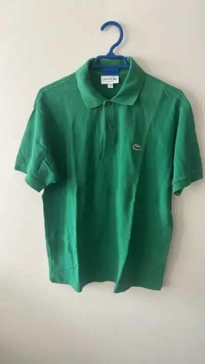 Polera Polo Verde Lacoste Classic Fit - miniatura 1