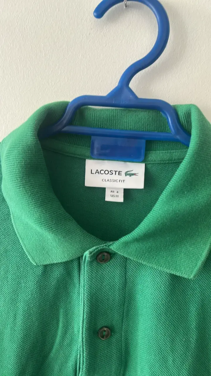 Polera Polo Verde Lacoste Classic Fit - 2