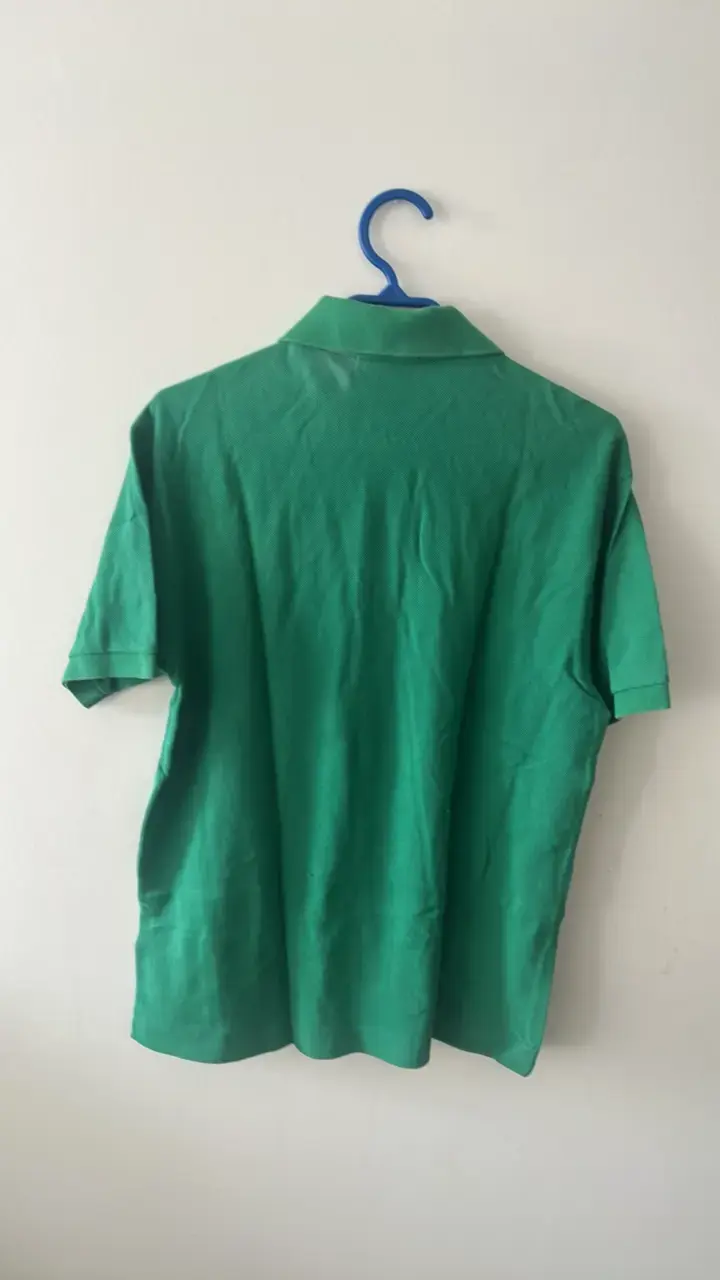 Polera Polo Verde Lacoste Classic Fit - 4
