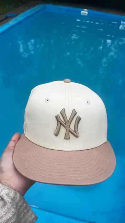 Gorra New Era NY Yankees beige y marrón - miniatura 1