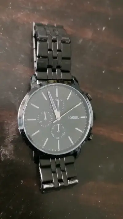 Reloj Fossil cronógrafo negro para hombre - miniatura 3