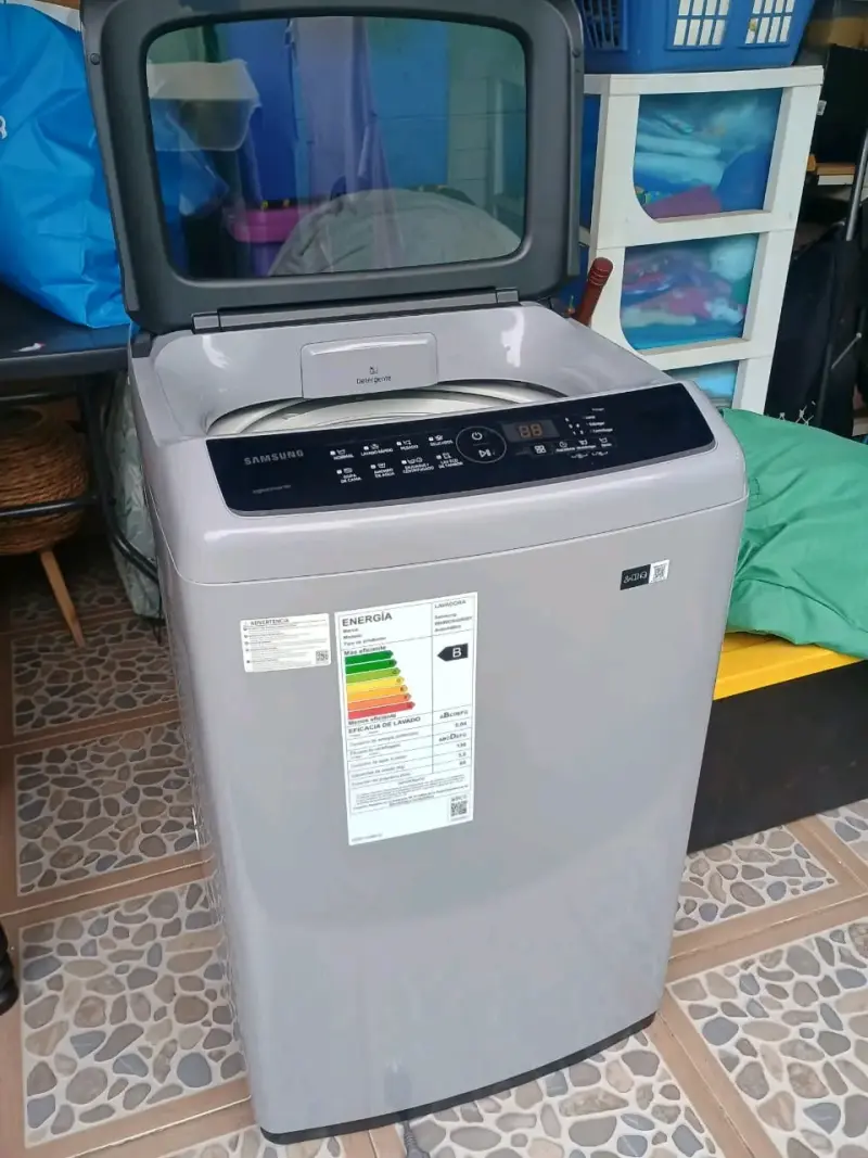 Lavadora Samsung de carga superior 9 kg