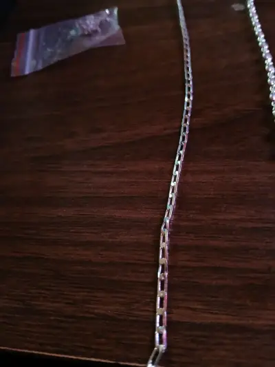 Pulsera de plata estilo cadena elegante - miniatura 1