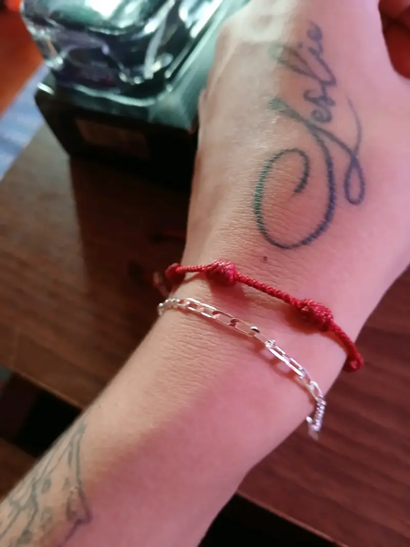 Pulsera de plata estilo cadena elegante - 5