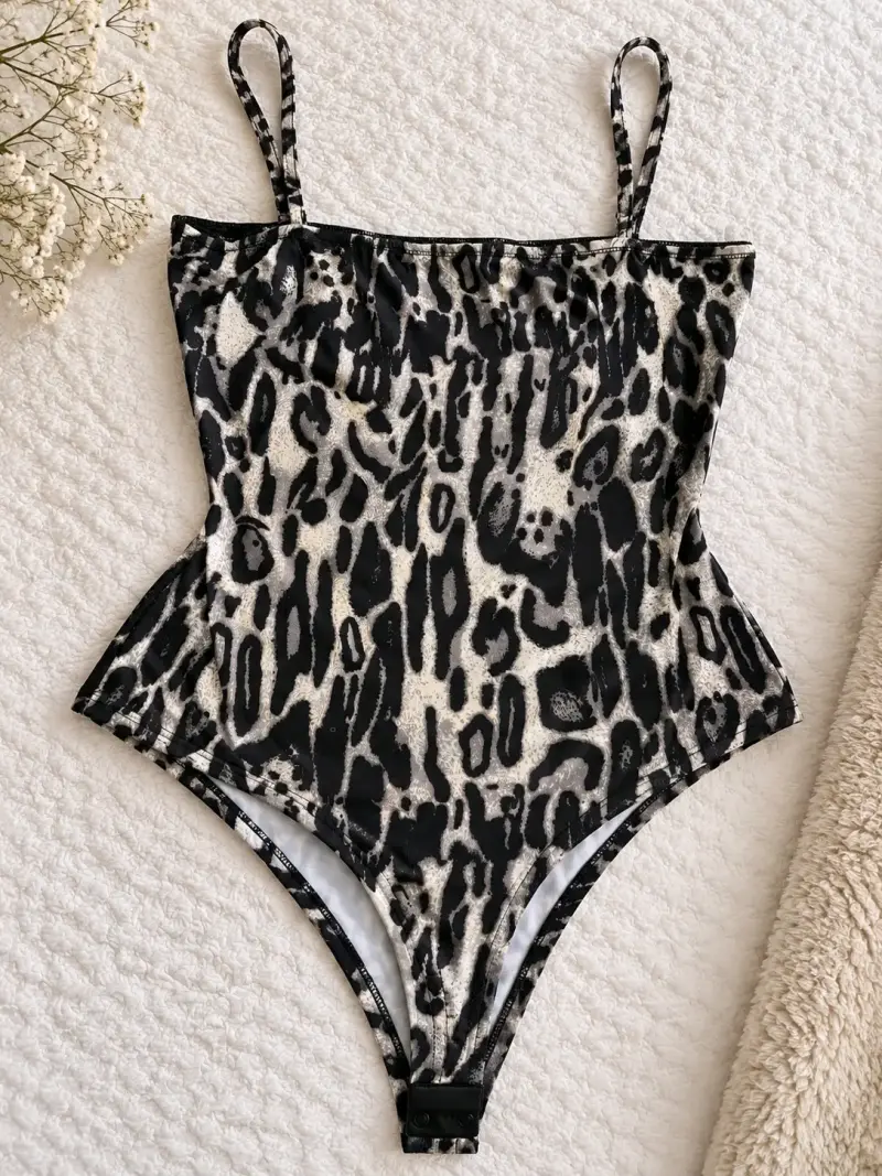 Body de mujer con estampado animal print
