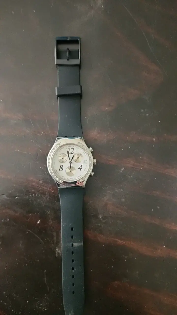 Reloj Swatch de acero inoxidable con cronógrafo - 2
