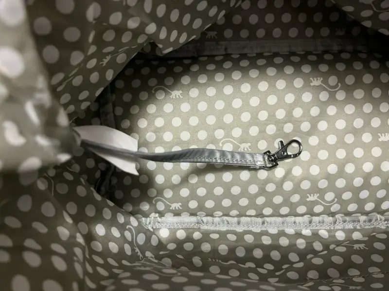 Cartera Kipling original plateada - 4