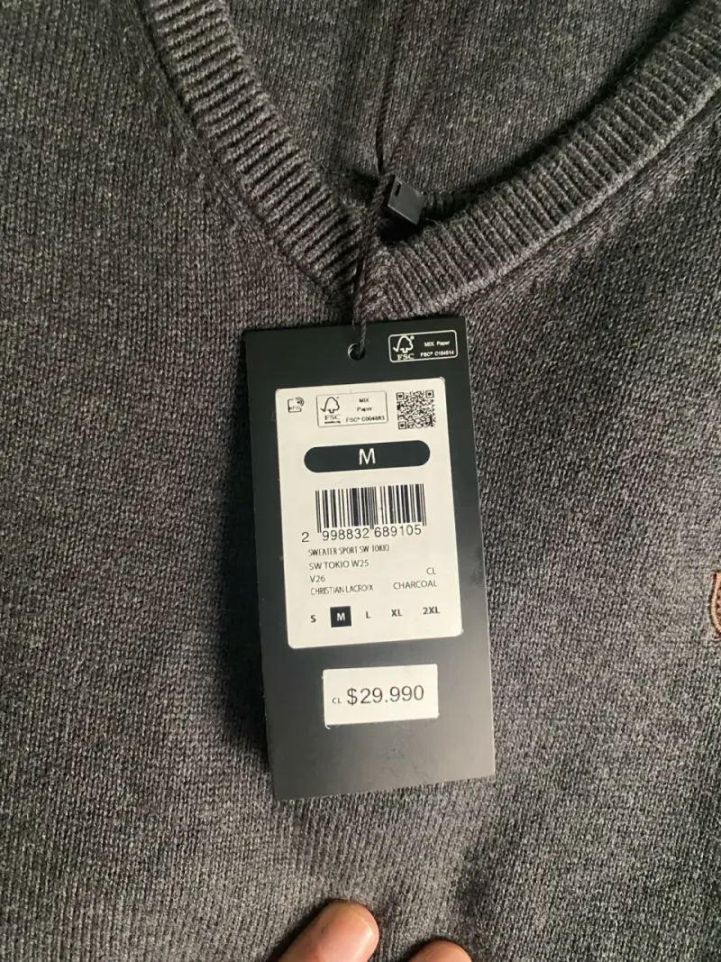 Sweater Christian Lacroix Hombre - Talla M Nuevo - 2