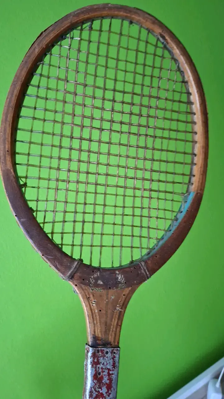 Raqueta de tenis vintage de madera Birmingham - 2