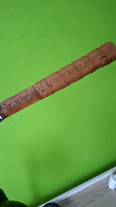 Raqueta de tenis vintage de madera Birmingham - miniatura 4