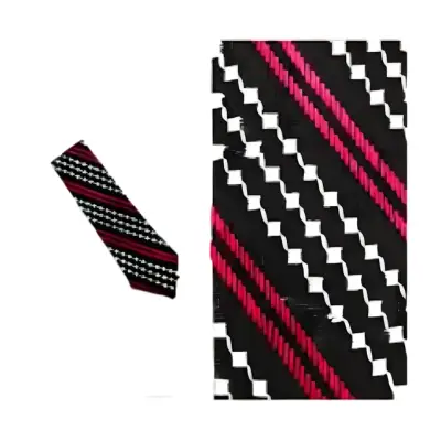 Corbata de Ao Po’i Paraguay Hecha a Mano - miniatura 2