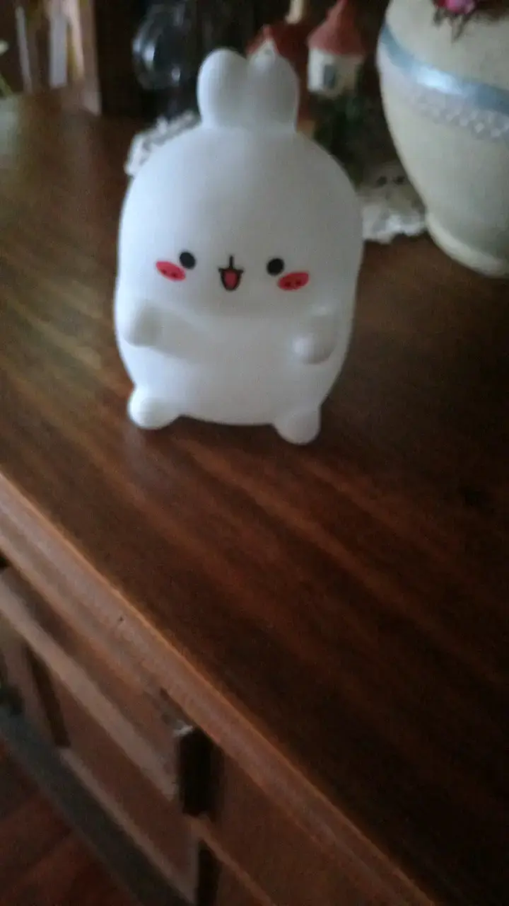 Lámpara LED de conejo kawaii