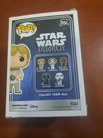 Funko Pop Luke Skywalker Star Wars 594 - miniatura 3