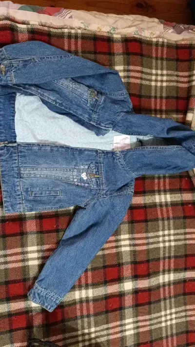 Chaqueta de mezclilla para niña Tribu - miniatura 1