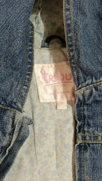 Chaqueta de mezclilla para niña Tribu - miniatura 2