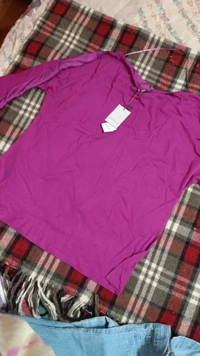 Polera morada Trucco para mujer - miniatura 1